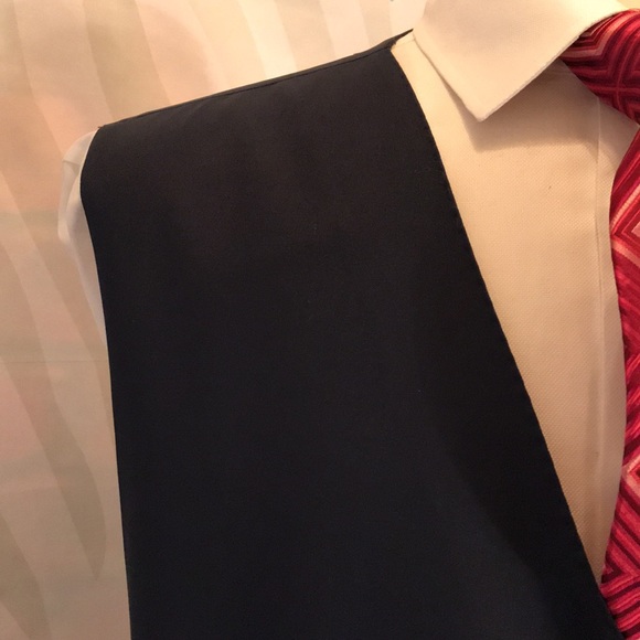 Navy blue Dress Vest - Picture 3 of 17